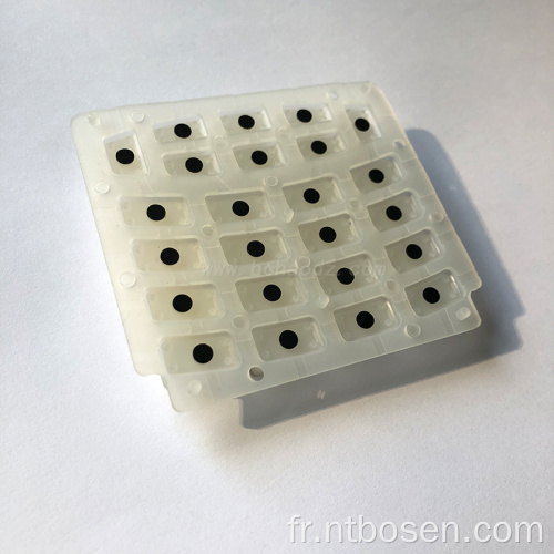 Clavier à bouton-bouton en caoutchouc en silicone à membrane OEM
